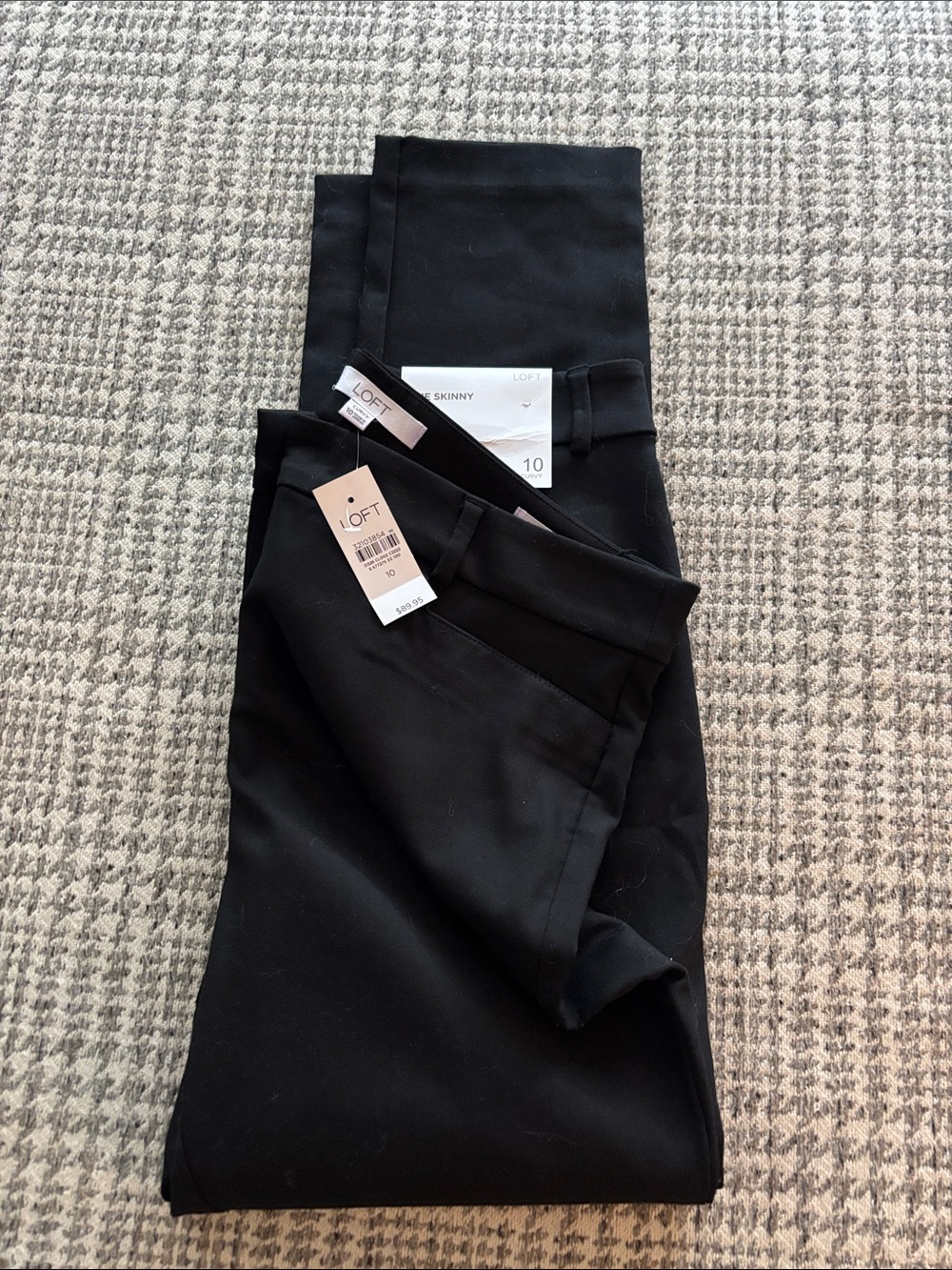 LOFT Black Slim Ankle Pants
